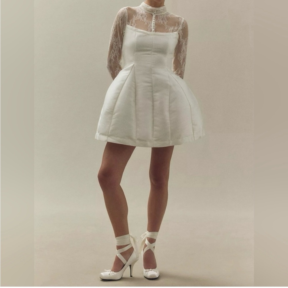 BHLDN White Lace Wedding Dress